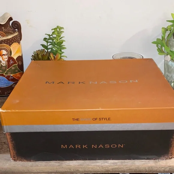 Mark Nason Bitterend Rock Lives Italian Leather Mens Boots Size 10 With Box